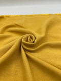 Viscose Linen Fabric in Yellow - 57" wide, sold by the yard