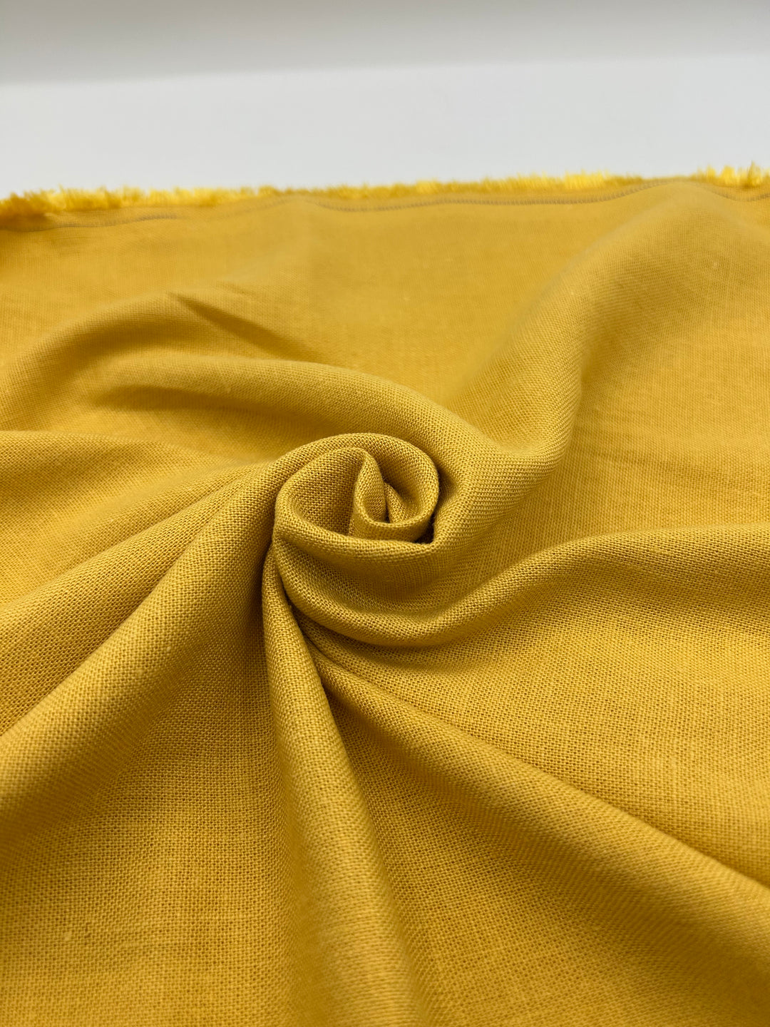 Viscose Linen Fabric in Yellow - 57" wide, sold by the yard