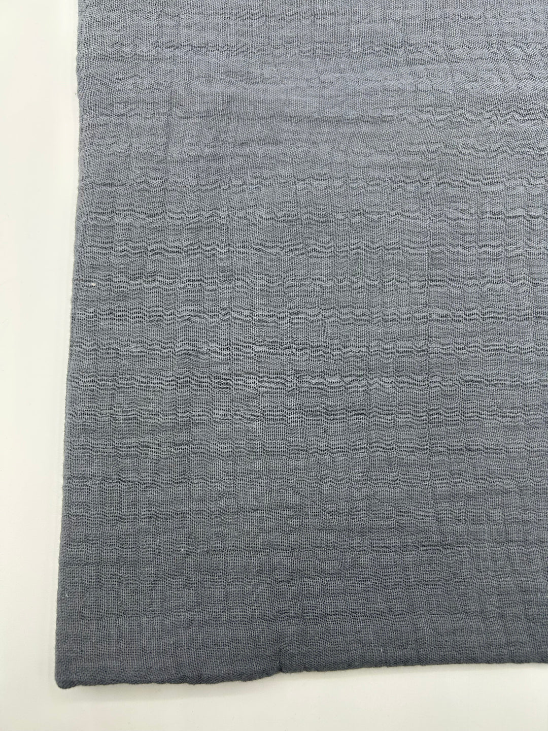 Double Gauze Muslin Fabric in Grey - 57" wide, sold by the yard