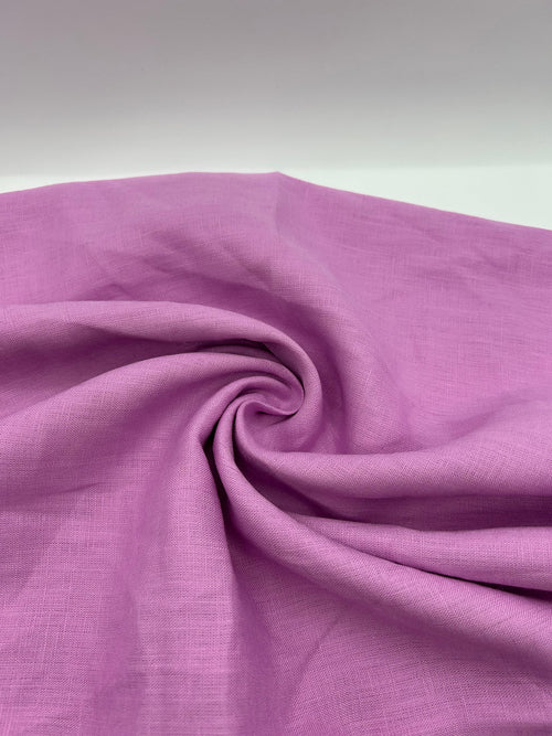 100% Linen Fabric in Lilac - 57" wide, sold by the yard