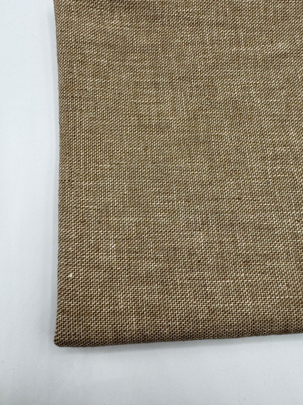 Cotton Linen Fabric in Wheat Melange - 57" wide, sold by the yard