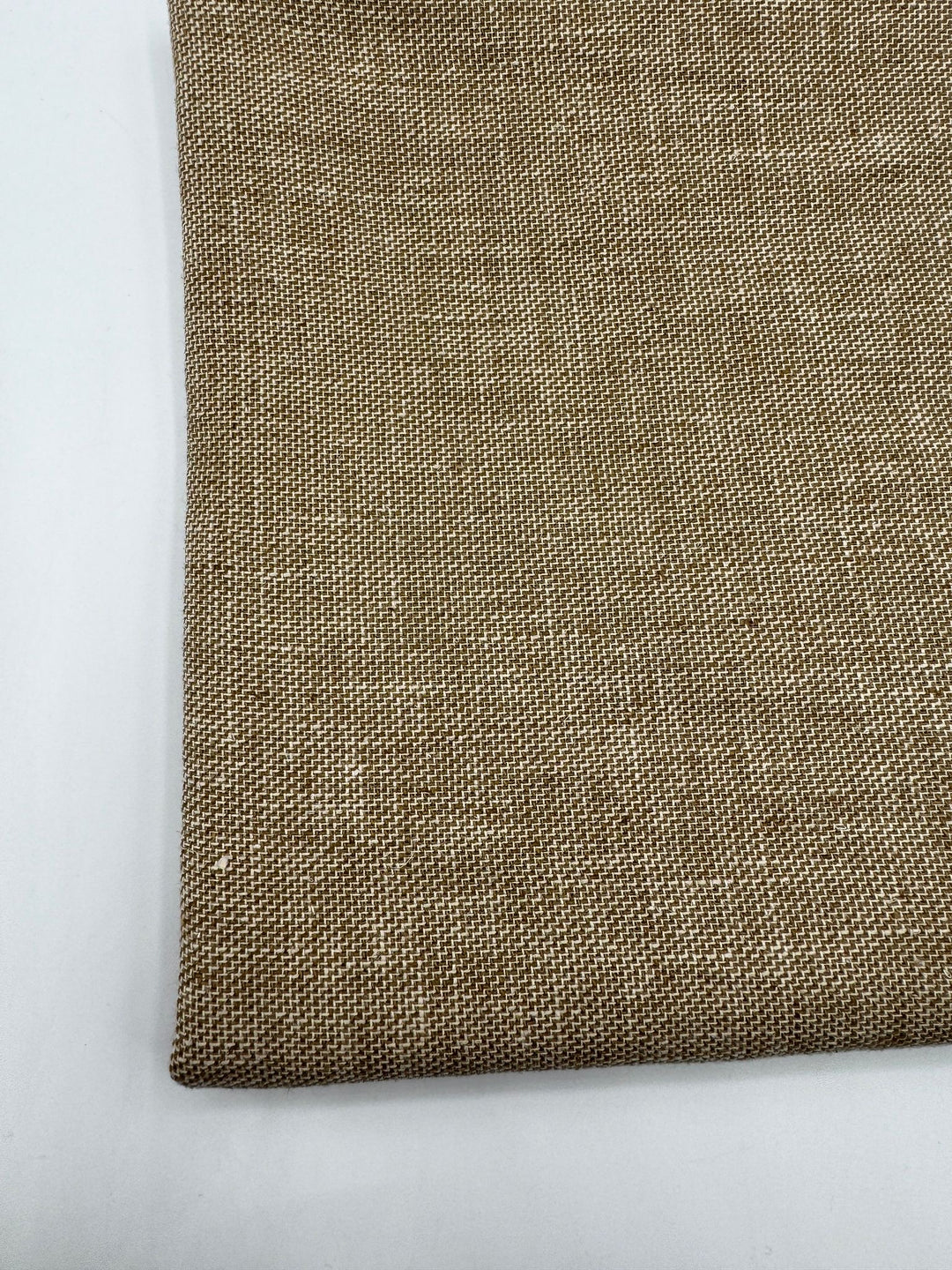 Cotton Linen Fabric in Wheat Melange - 57" wide, sold by the yard