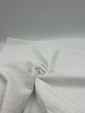 Cotton Linen Fabric in Optic White - 57" wide, sold by the yard