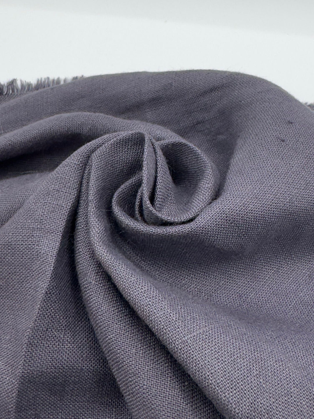100% Linen Fabric in Slate Grey - 57" wide, sold by the yard