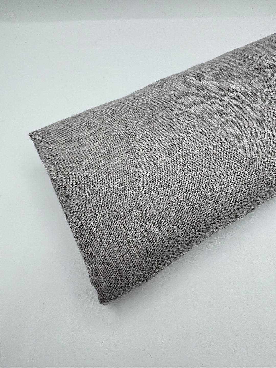 100% Linen Fabric in Light Grey - 57" wide, sold by the yard