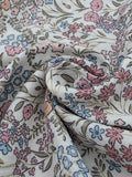 Printed Cotton Linen Fabric in Spring Breeze - 57" wide, sold by the yard