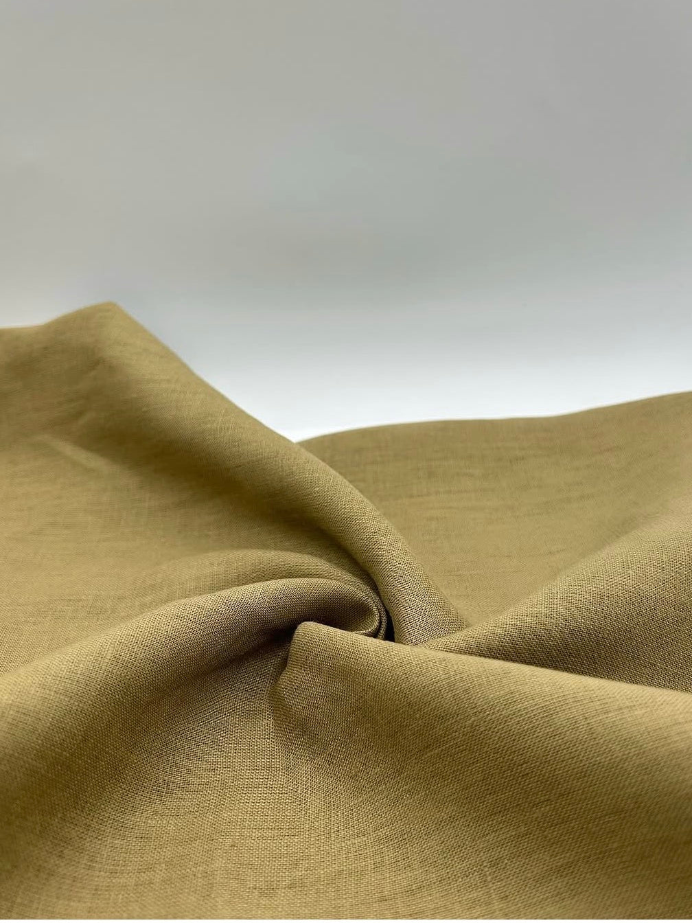 100% Linen Fabric in Camel - 57" wide, sold by the yard