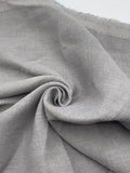 100% Linen Fabric in Light Grey - 57" wide, sold by the yard
