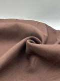 100% Linen Fabric in Coffee - 57" wide, sold by the yard
