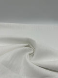 100% Linen Fabric in White Stripe - 57" wide, sold by the yard
