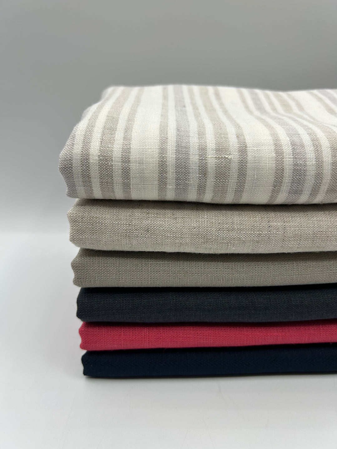 100% Linen Fabric in Natural - 57" wide, sold by the yard