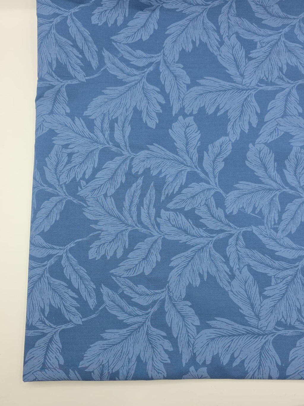 Cotton Voile Fabric in Cornflower Fern - 59" wide, sold by the yard