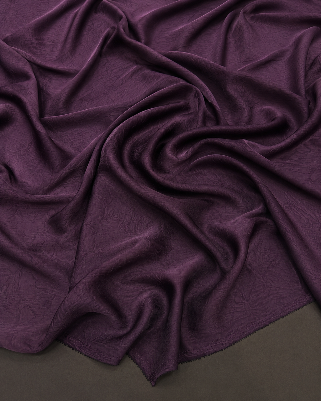 Crush Silk Satin - 59 Inches - Purple