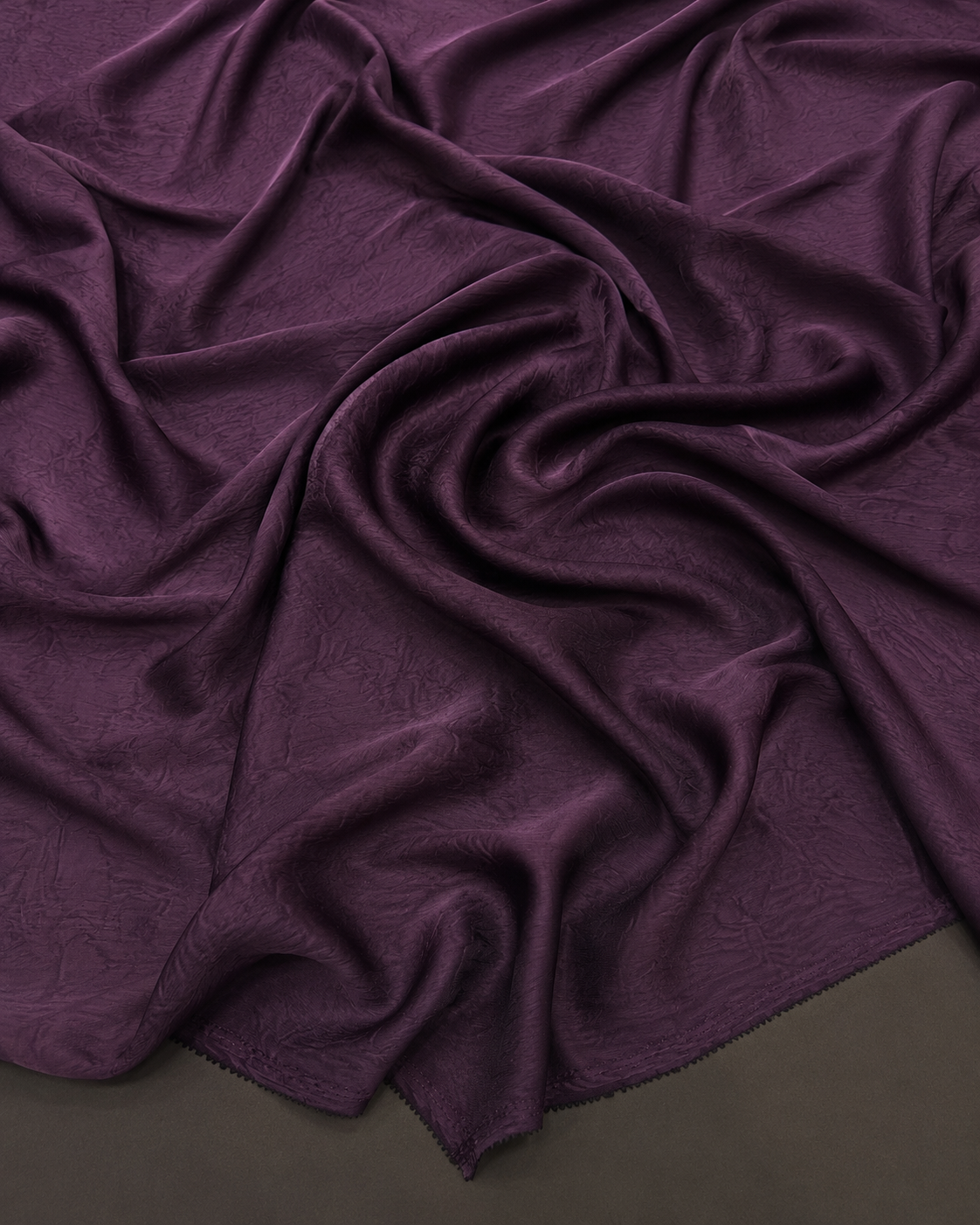 Crush Silk Satin - 59 Inches - Purple