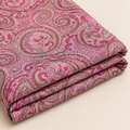Pink Patterned Shawl Viscose Fabric - 100% Cotton Content - Viscose Fabric - 59 Inches