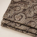 Brown Shawl-Patterned Viscose Fabric - 100% Cotton Content - Viscose Fabric - 59 Inches
