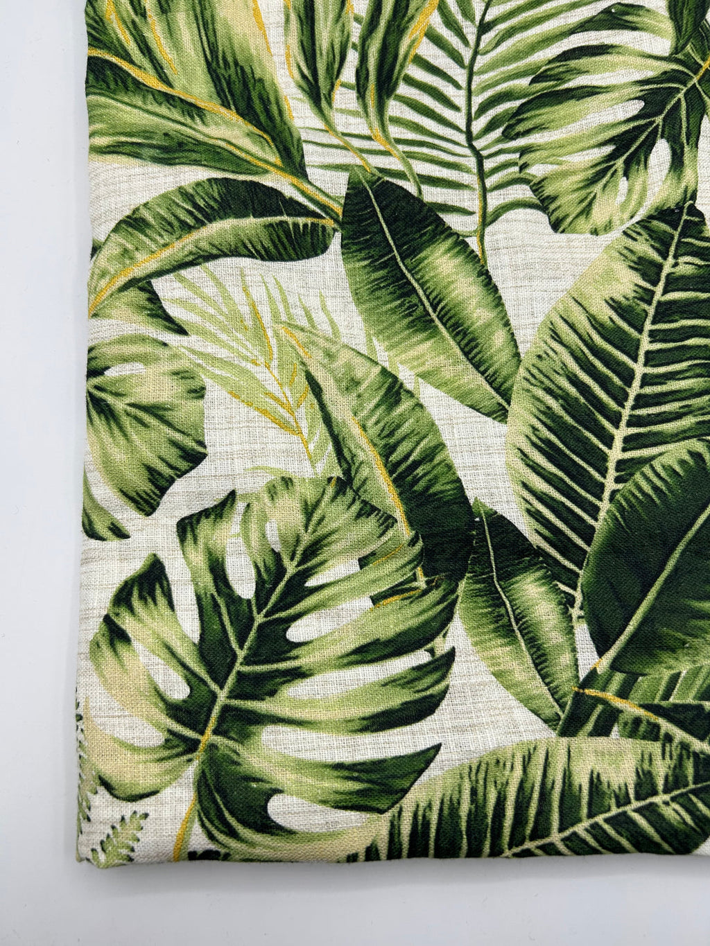 Printed 100% Linen Fabric in Palm Grove - 57" wide, sold by the yard