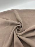 Viscose Linen Fabric in Taupe - 57" wide, sold by the yard