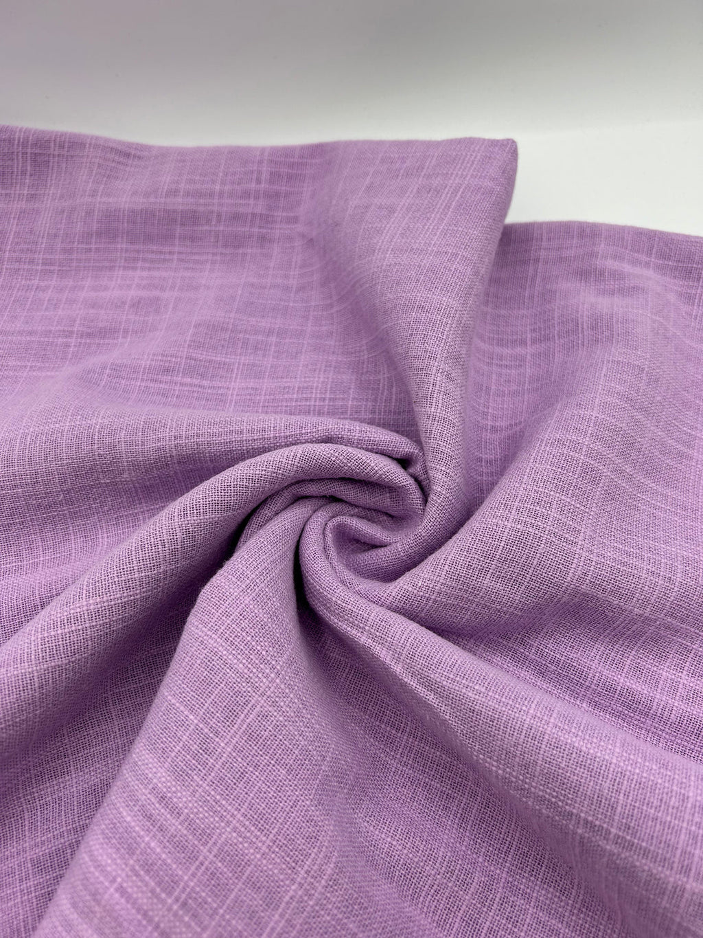 Cotton Linen Fabric in Lilac - 57" wide, sold by the yard