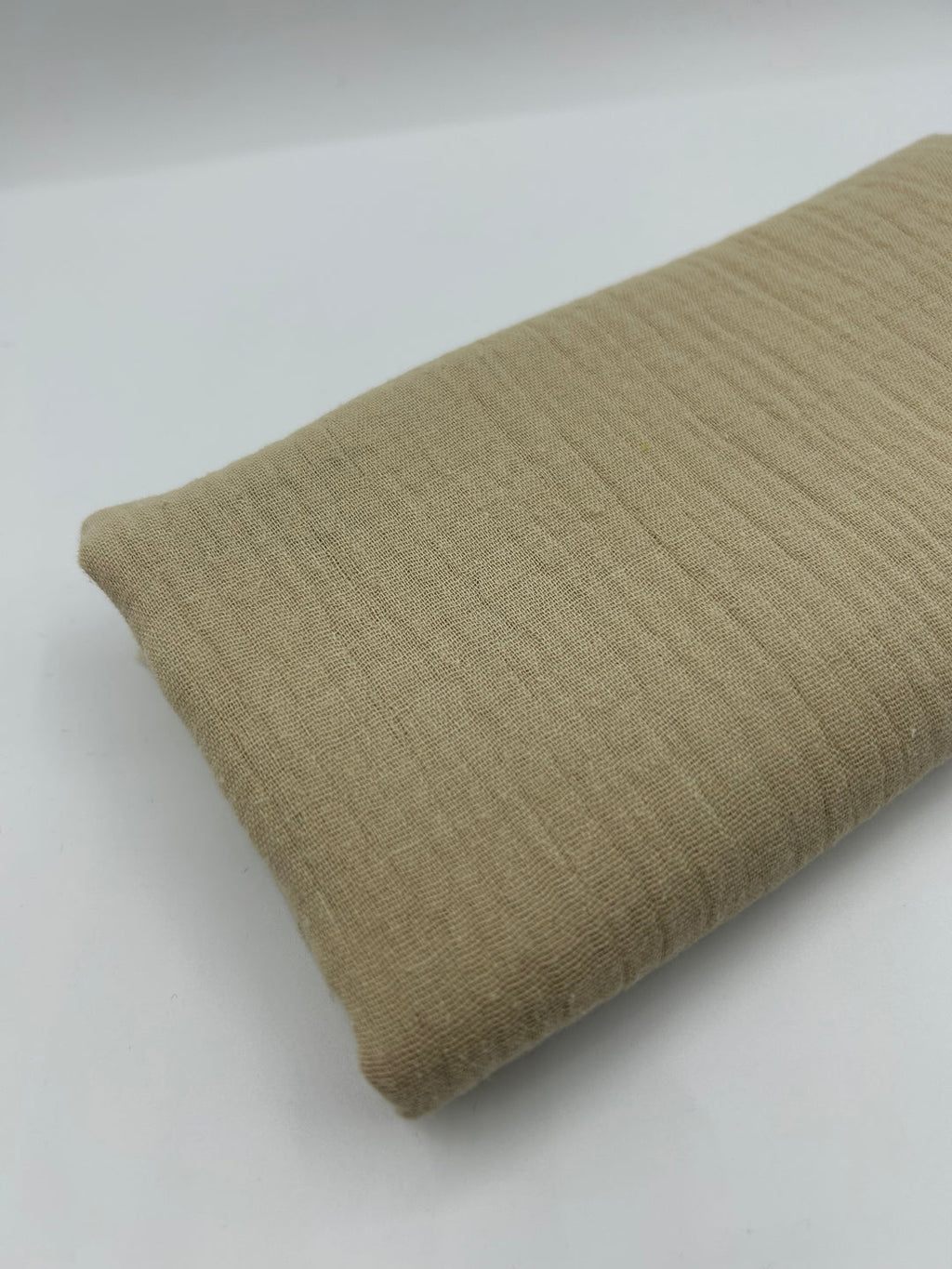 Double Gauze Muslin Fabric in Stone - 57" wide, sold by the yard