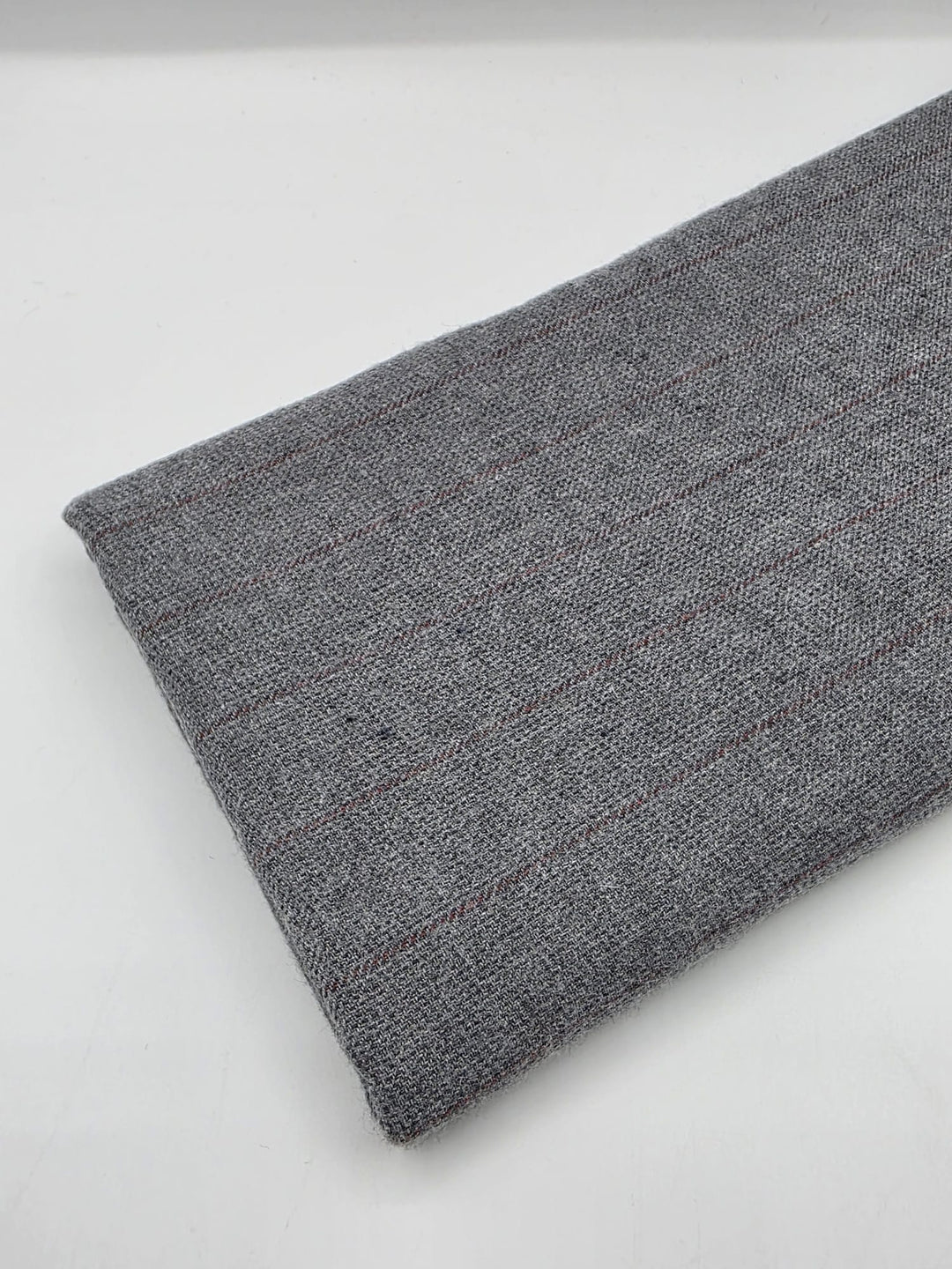 Cotton Linen Fabric in Smoke Stripe - 57" wide, sold by the yard