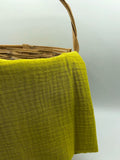 Double Gauze Muslin Fabric in Chartreuse - 57" wide, sold by the yard