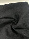 Corduroy Fabric in Black - 57" wide, sold by the yard