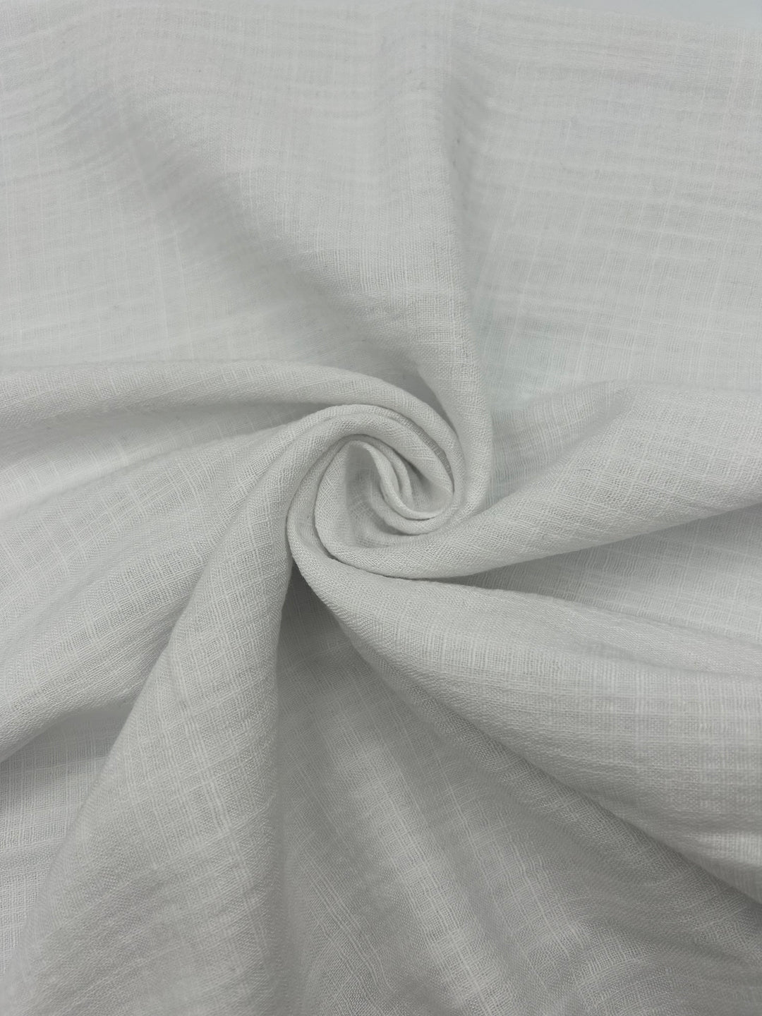 Cotton Linen Fabric in Optic White - 57" wide, sold by the yard