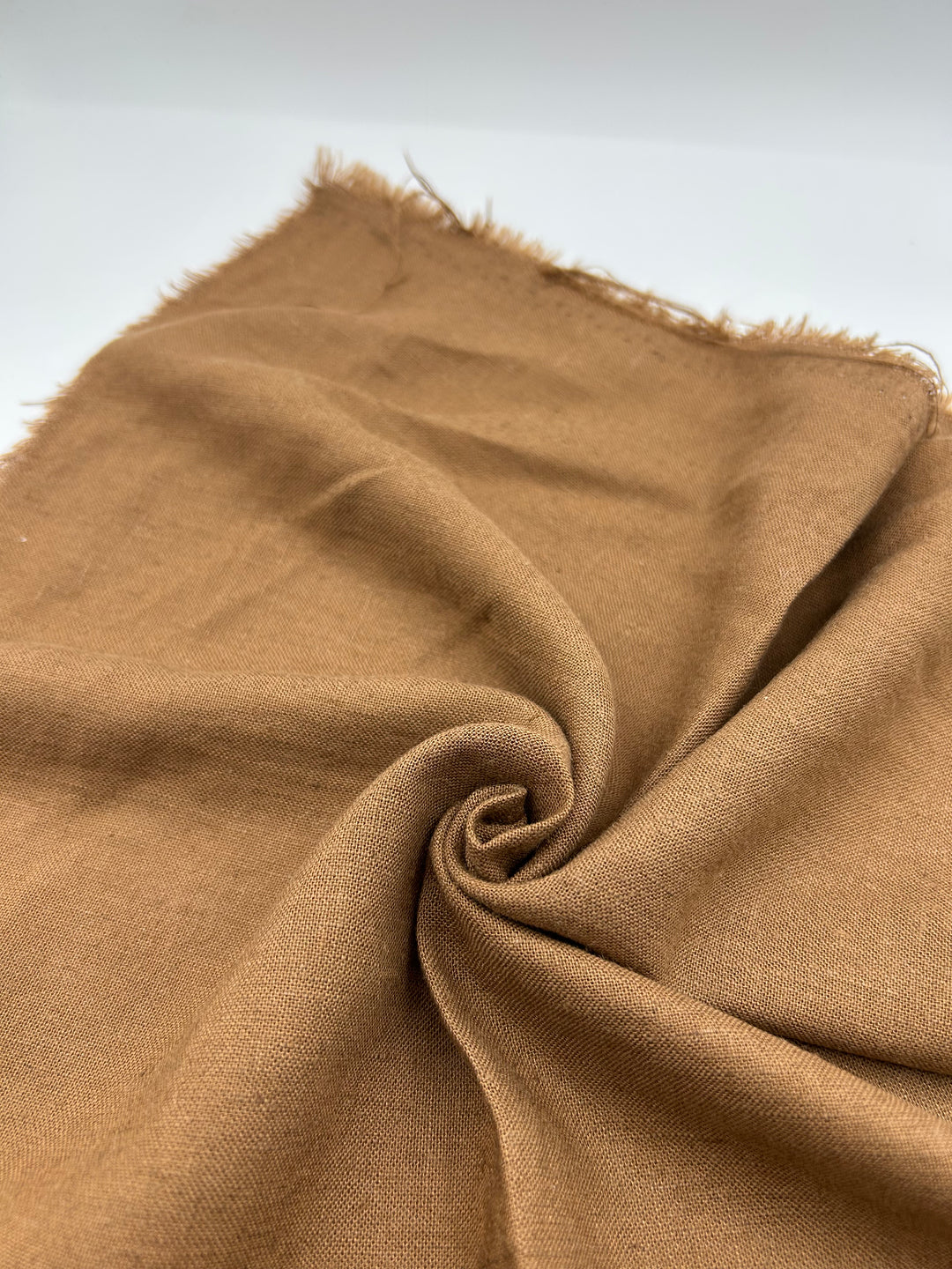 Viscose Linen Fabric in Amber - 57" wide, sold by the yard