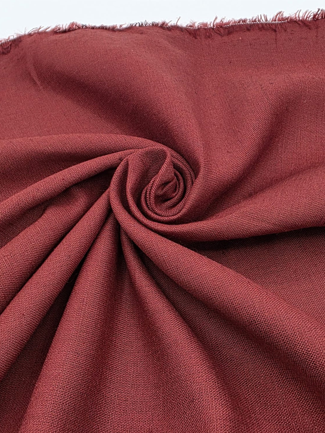 Cotton Linen Fabric in Burgundy - 57" wide, sold by the yard