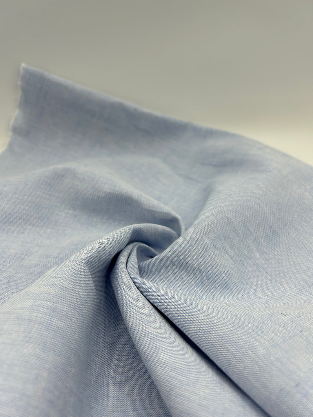 Cotton Linen Fabric in Blue - 57" wide, sold by the yard