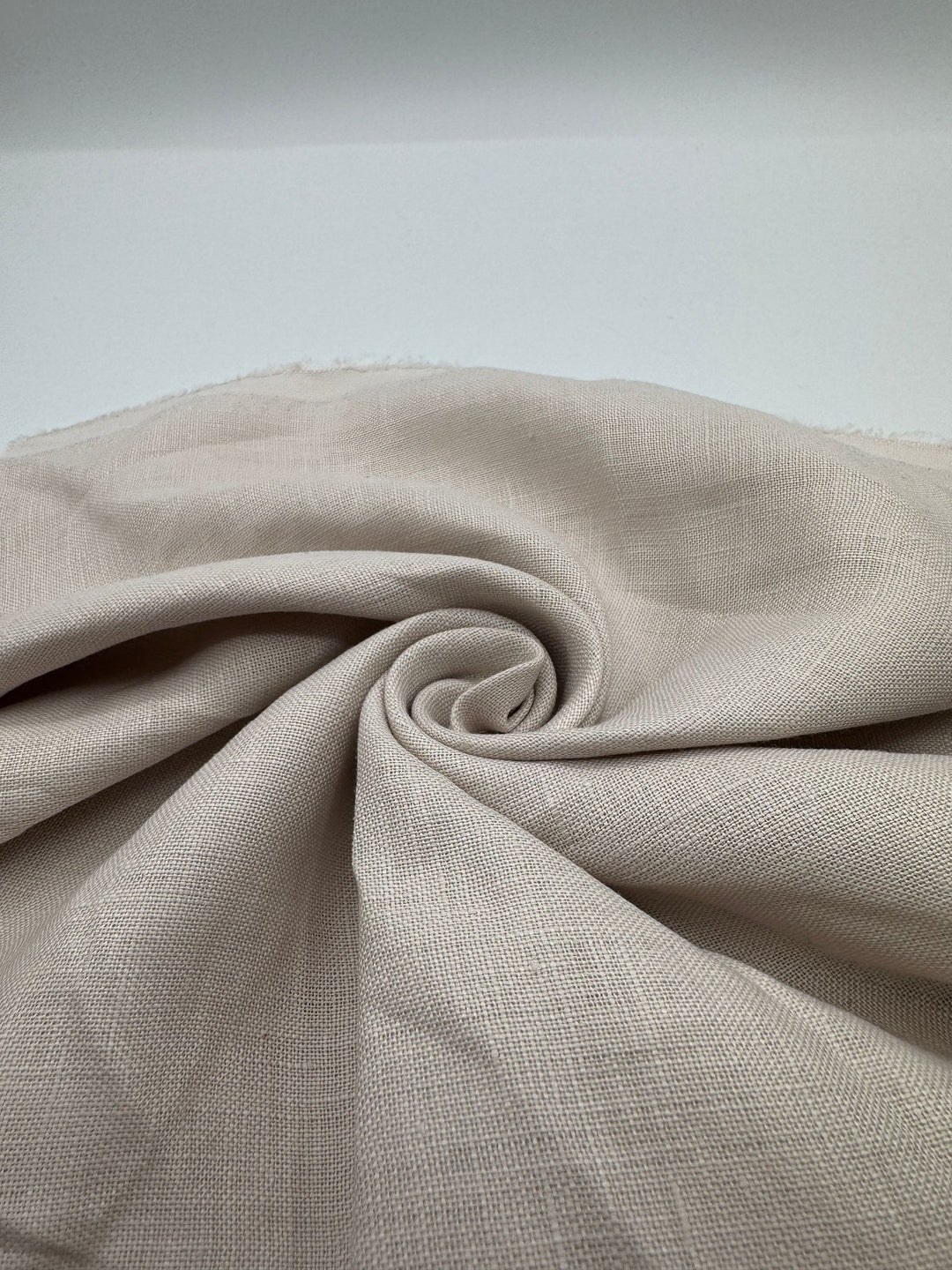 100% Linen Fabric in Stone Blush - 57" wide, sold by the yard