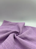 Cotton Linen Fabric in Lilac - 57" wide, sold by the yard