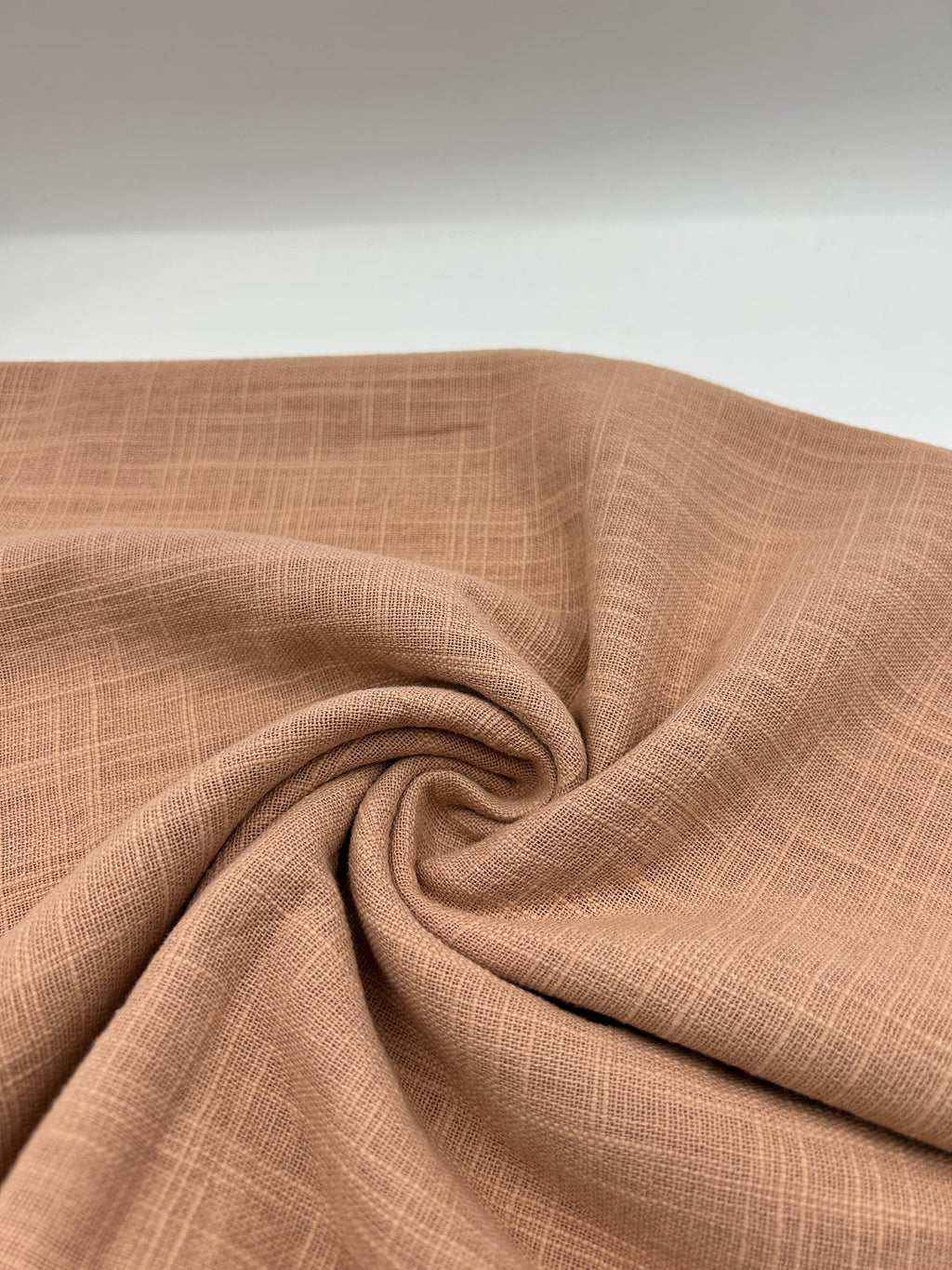 Cotton Linen Fabric in Rose - 57" wide, sold by the yard