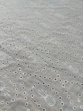 100% Cotton Pineapple Print Scalloped Fabric
