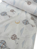 94" Wide 100% Cotton Poplin Fabric - Balloon Print