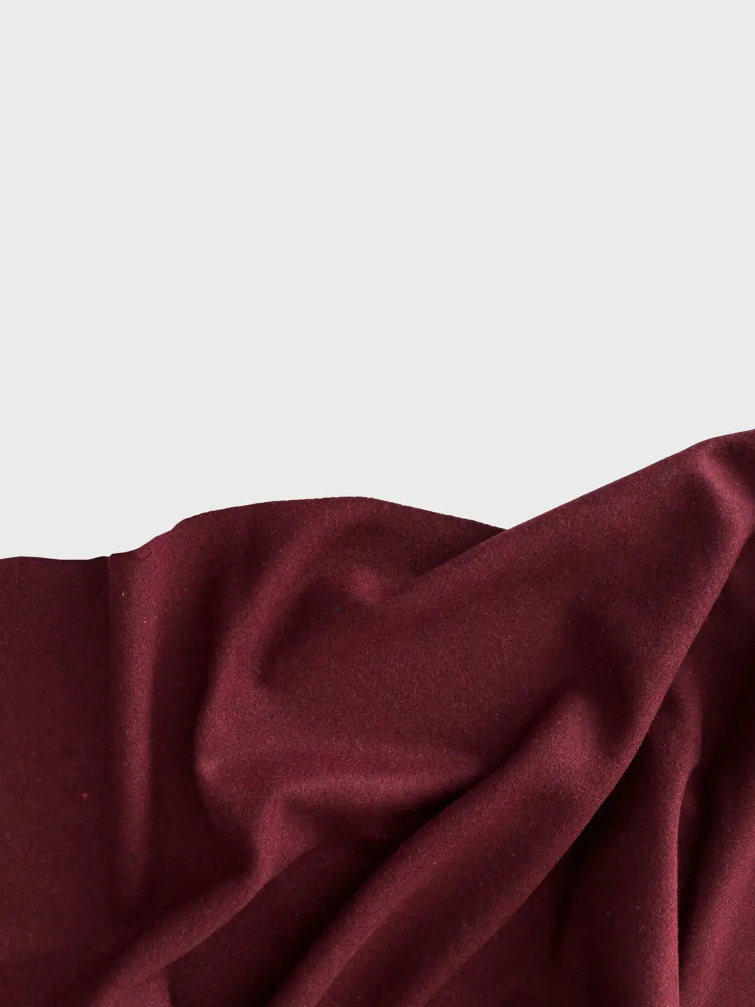 Cashmere Coating Fabric - Burgundy