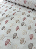 94" Wide 100% Cotton Poplin Fabric - Cloud Print