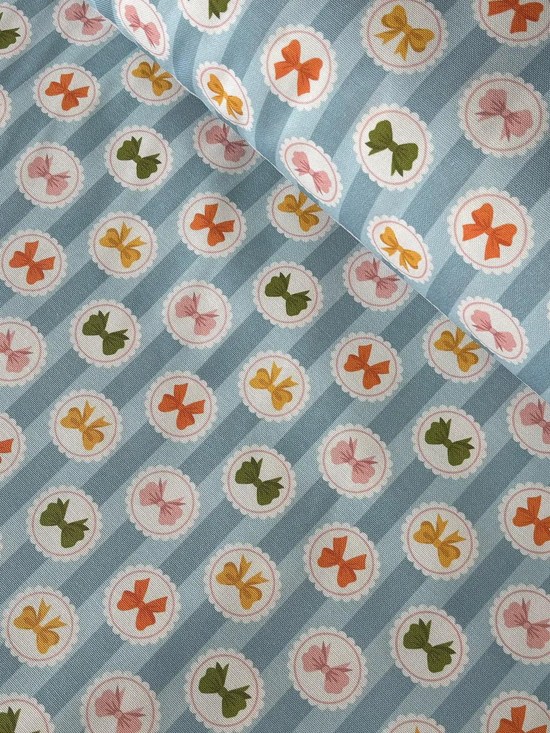 Duck Fabric - Ribbon Stripe