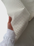 Duck Fabric - Beige Gingham