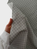 Duck Fabric - Gray Floral Pattern