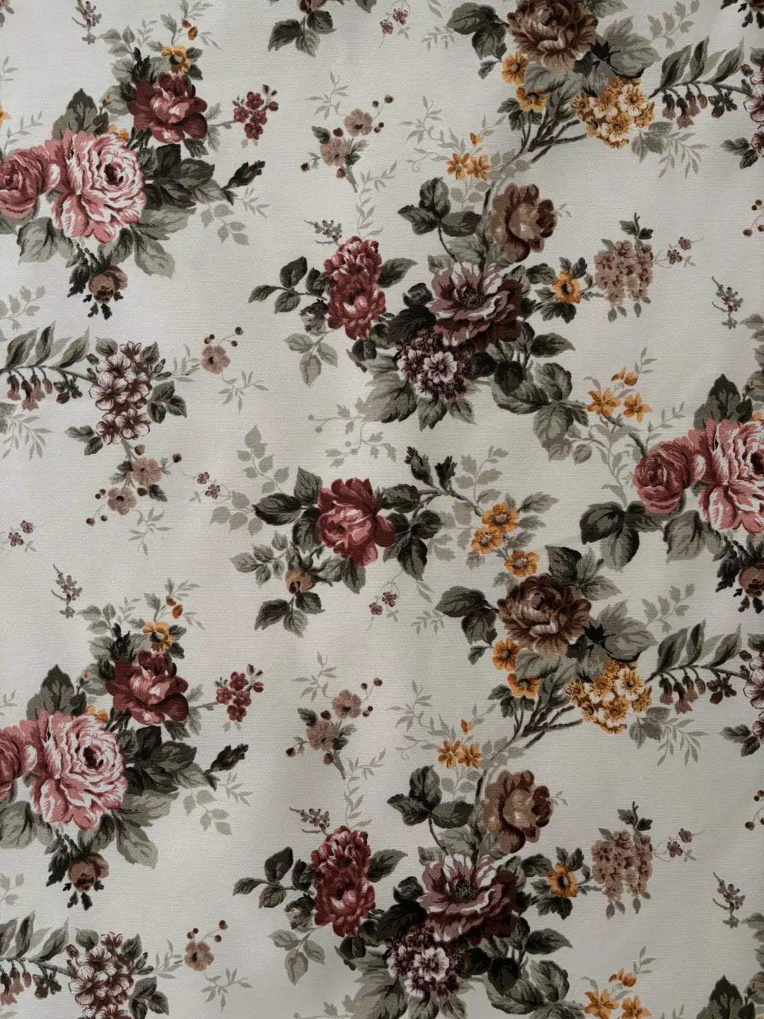 Duck Fabric - Rose Garden