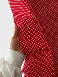 Duck Fabric - Red Polka Dot