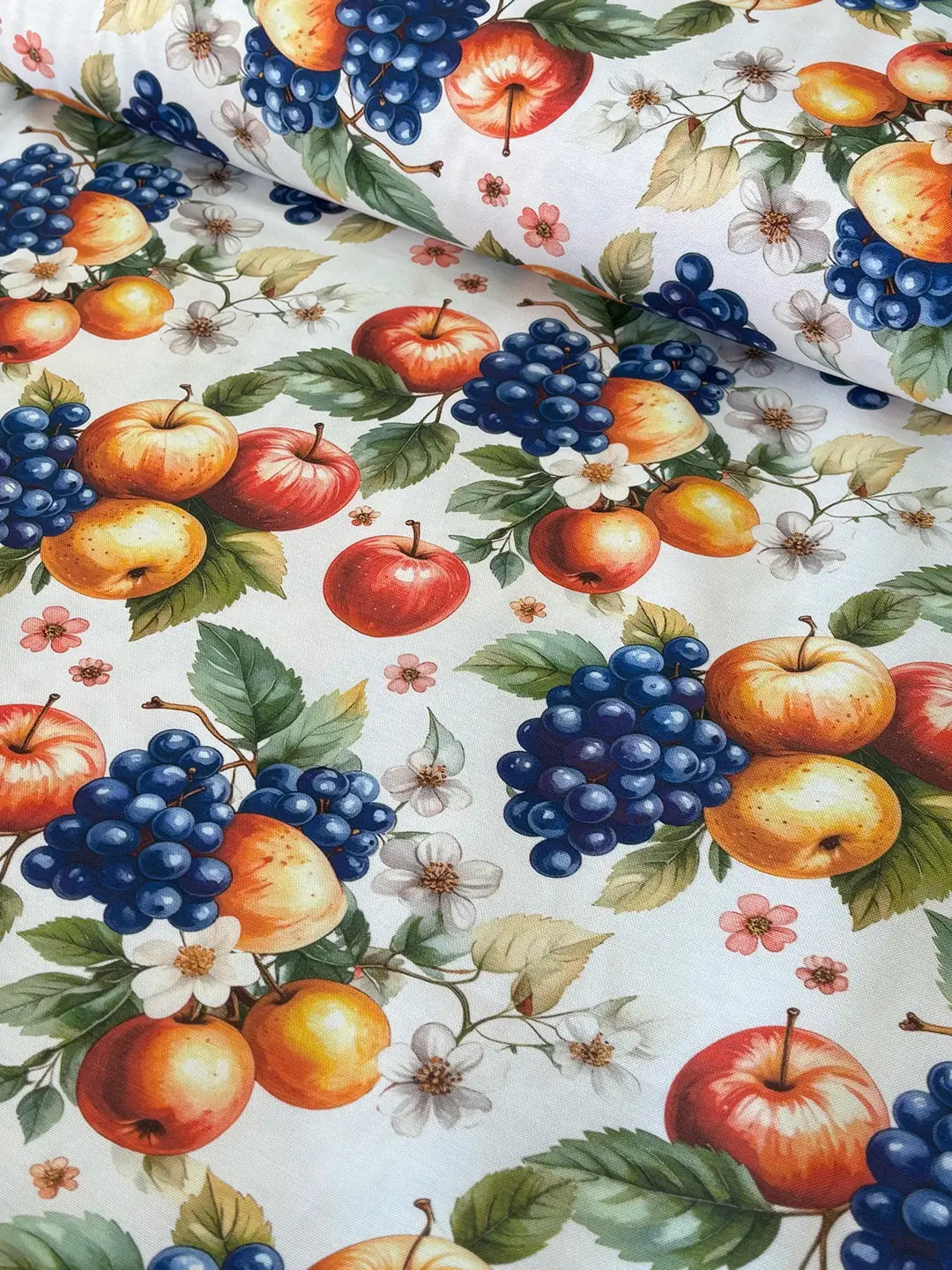 Duck Fabric - Fruits Pattern