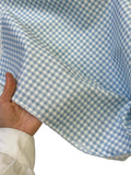 Duck Fabric - Blue Gingham