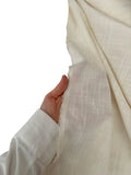 Flame Cotton Linen Fabric Cream