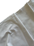 Fine 100% Cotton Gabardine Fabric - White