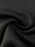 100% Linen Fabric in Black (125 GSM) - 57" wide, sold by the yard