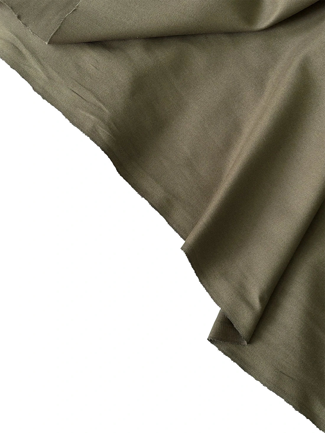 Fine 100% Cotton Gabardine Fabric - Khaki