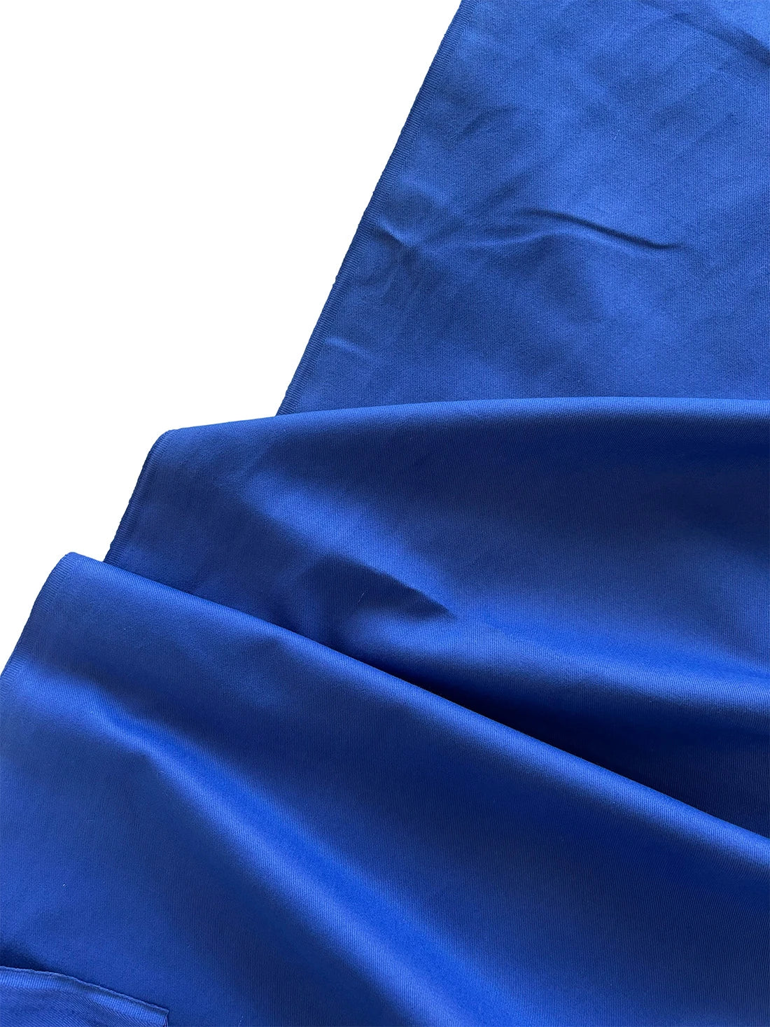 Fine 100% Cotton Gabardine Fabric - Royal Blue
